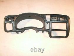 1998-2001 Chevy Blazer Gmc Sonoma Black Dark Grey Gray Dash Bezel Dashboard Oem