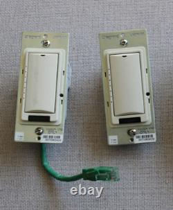 2 Legrand Wattstopper LMDM-101 Ivory Dimming Switches 1-Button with Infrared