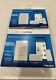 2 Pc Lutron Caseta Smart Dimmer Starter Kit With Smart Bridge White P-bdg-pkg1w