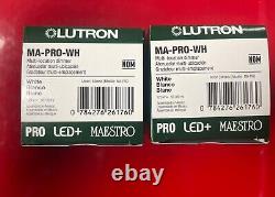 2 X Lutron Dimmer MA-PRO-WH