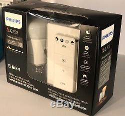 2 x Philips Hue White Ambiance LED 2 x Dimmer switch & Echo Dot, Smart Light Bulb