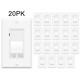 20pk 15a 120v Dimmable 150w Led/cfl, 600w Halogen/incandescent Light Switch