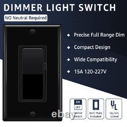 20PK Single Pole/3-Way Dimmer Switch for Dimmable LED, Halogen and Incandescent