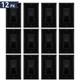 2x Black 3-way Dimmer, 300w For Led/cfl, 600w For Incandescent/halogen