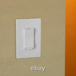 2x Smart WiFi Wireless LED Light Switch Dimmer In Wall Plate Alexa & Google Home
