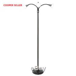 3 Head Floor Lamp, LED Light with Adjustable Arms, Touch Switch and Dimmer
