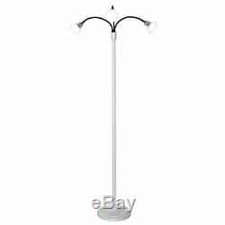 3 Head Floor Lamp, LED Light with Adjustable Arms, Touch Switch and Dimmer by