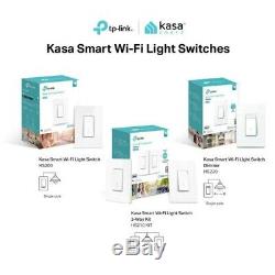 3-Pack Kit TP-LINK HS220 Smart Wi-Fi Light Switch, Dimmer (HS220)