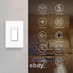 3 Way Dimmer Switch KIT, Dimmable Light Switch Compatible with Alexa, Google Ass