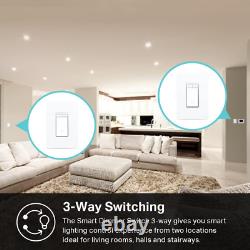 3 Way Dimmer Switch KIT, Dimmable Light Switch Compatible with Alexa, Google Ass