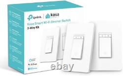 3 Way Dimmer Switch KIT, Dimmable Light Switch Compatible with Alexa, Google Ass