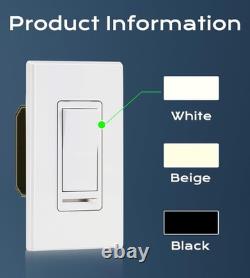 3-Way Dimmer Switch Pack Wall Plate Incl