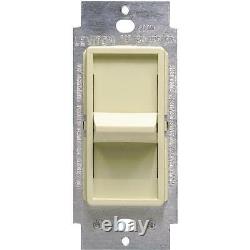 30 Pk Do it Best Ivory 600W Single Pole Slide Dimmer Light Switch C31-06631-0LI