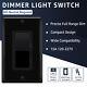 30pk Black Dimmer Switch, 3-way Led/cfl/incandescent, Etl Listed