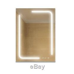 36 x 36 LED Bathroom Lighted Mirror, Defogger & Dimmer, On/Off Touch Switch