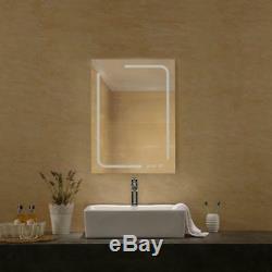 36 x 36 LED Bathroom Lighted Mirror, Defogger & Dimmer, On/Off Touch Switch