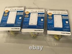 3x New Lutron Caseta Wireless Switches Bundle Control Lights or Fans