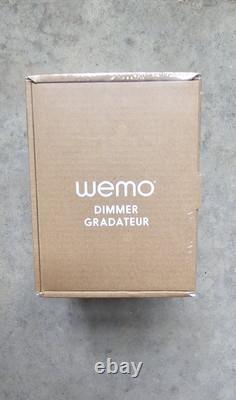 4 Count WeMo F7C059 Dimmer Wi-Fi Light Switch For Amazon NEW