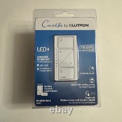 4 Lutron Caseta Wireless 150-Watt Single Pole Wall Dimmer White PD-6WCL-WH-R