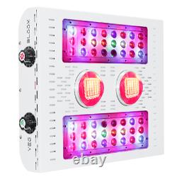 400W COB LED Grow Light Full Spectrum Dimmer UV IR Fan Greenhouse Professional