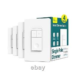 4Pack Smart Light Switch + 4Pack Smart Dimmer Switch Bundles