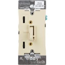 5-Leviton Incandescent/Halogen/LED/CFL Ivory Slide Dimmer Switch R11-TSL06-1KI