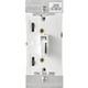 5-leviton Incandescent/halogen/led/cfl White Slide Dimmer Switch R12-tsl06-1kw