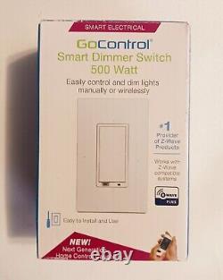 (5) Nortek GoControl WD500Z5-1 Z-Wave 500-Watt Smart Decor Light Dimmer Switches