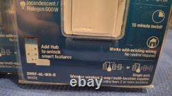 5 Pack Lutron Caseta Diva Smart Dimmer Switch DVRF-6L-WH-R White (Brand New)