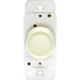 50-leviton Ivory Single Pole 600w 120v Rotary Dimmer Light Switch C21-00700-00i