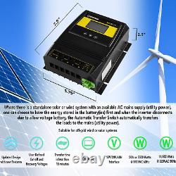 50A 5500 Watt Automatic Transfer Switch by Spartan Power Great for Solar & Wind