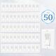 50pk Decora Dimmer Light Switch Single Pole / 3-way Led / Incandescent / Cfl