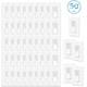 50pk Single Pole / 3-way Decora White Dimmer Switch White Wall Plates Included