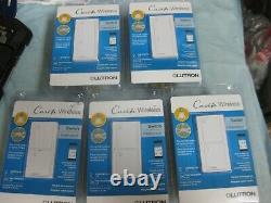 5X Caseta Wireless Switches Interrupter For Lights Or Fans LUTRON PD-5ANS-WH-R