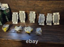 (6) Lutron Diva DVCL-153PR-GR LED+ Dimmer Wall Switch (GRAY) New Open Box