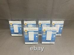 (6) PC Lutron Caseta Wireless Switch PD-5ANS-WH-R Control Lights or Fans