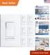 6 Pack Dimmer Light Switch, Single-pole Or 3-way Slide Dimmer Switches For Le