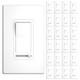 6 Pack Dimmer Light Switch, Single-pole Or 3-way Slide Dimmer Switches For Led L