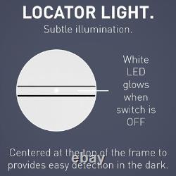6 Pack LEGRAND RADIANT RHDH163PWCCV6 Preset Fan Control Switch 3-Way White