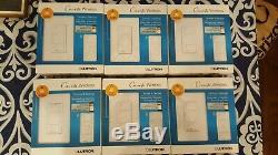 6 Sets of Lutron P-PKG1W-WH-R 120V Smart Lighting Dimmer Switch And Remote Kit