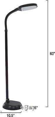 60 17 Watts LED Sunlight Floor Lamp With Touch Power Button and Dimmer Switch