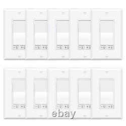 7-level Dimmer Light Switche Lot for LED/CFL 600W Incandescent/Halogen Bulb 120V