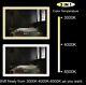 72x30 Inch Wall Mounted Led Lighted Bathroom Mirror Dimmer Touch Switch+anti Fog