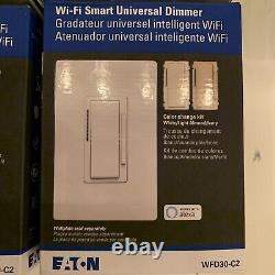 8-Eaton Wi-Fi Smart Universal Dimmer- Works with Alexa (WFD30-C2) New