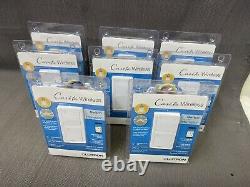 (8) PC Lutron Caseta Wireless Switch PD-5ANS-WH-R Control Lights or Fans