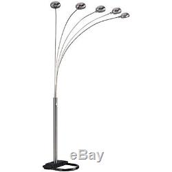 84 5 Arms Adjustable Metal Arch Floor Lamp withDimmer Switch Lighting Living Room