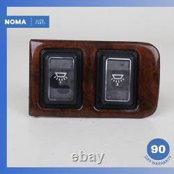 84-91 Jaguar XJS HE Series 2 Dash Map & Interior Light Switch Set with Bezel OEM