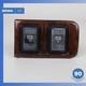84-91 Jaguar Xjs He Series 2 Dash Map & Interior Light Switch Set With Bezel Oem