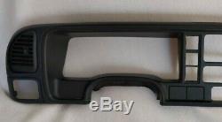 95-98 Chevy Tahoe Suburban Silverado Gauge Cluster Radio Bezel Blue