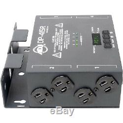 ADJ DP-415R Innovative Portable 4 Channel Stage Lighting DMX Dimmer/Switch Pack